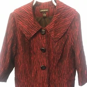 Burgundy Lane Bryant Women's Blazer - Plus Size, S
